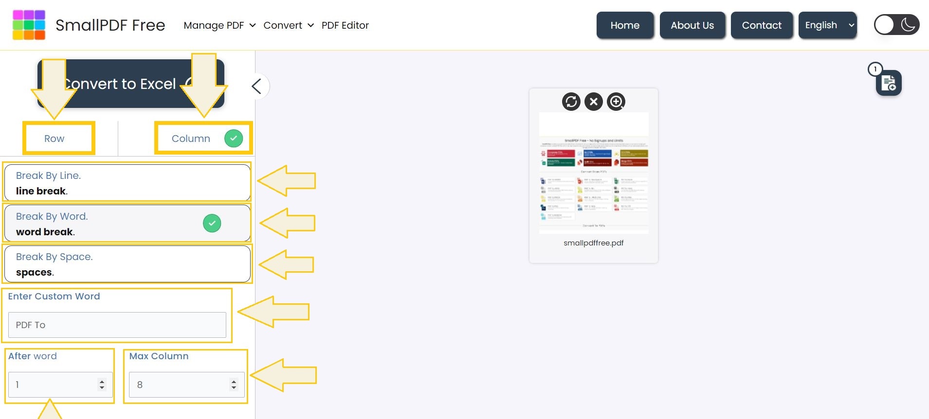 Choose the conversion method that best suits your needs for the PDF to Excel process.