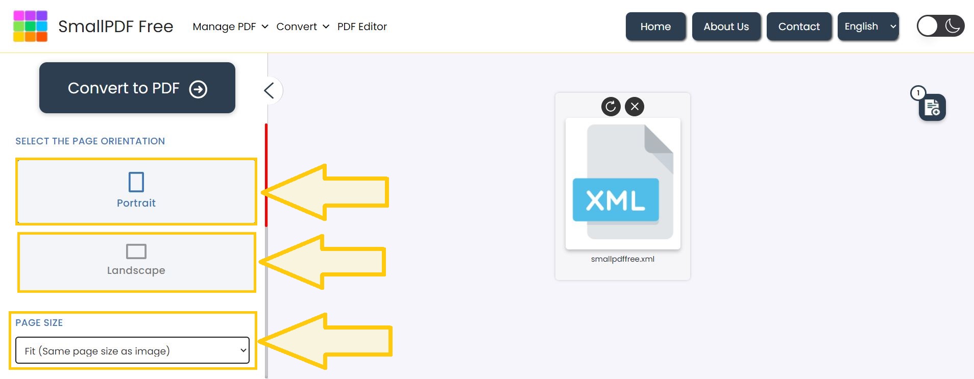 Review and adjust XML to PDF layout options.